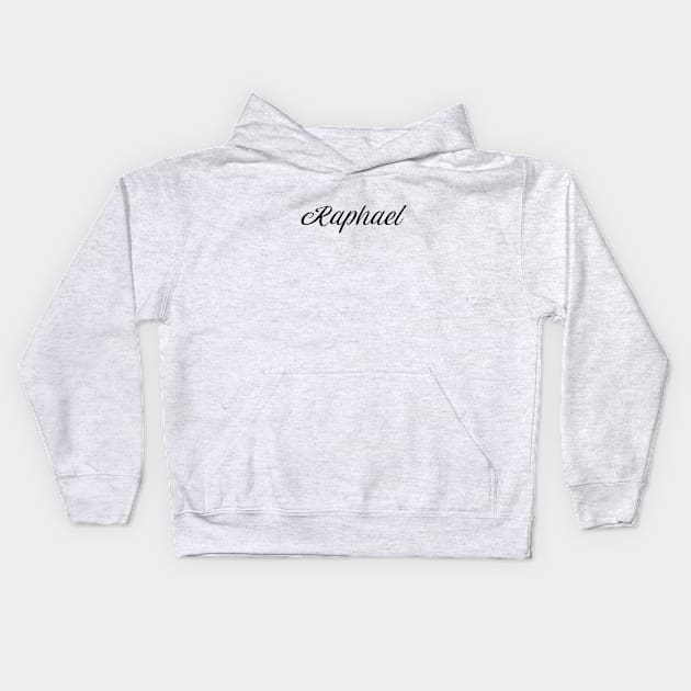 Name Raphael Kids Hoodie by gulden